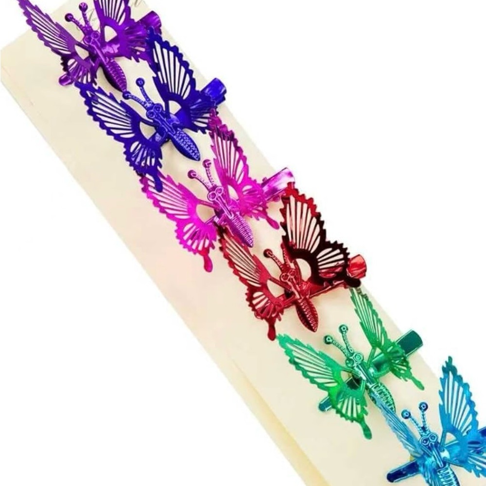 90s butterfly clips moving wings